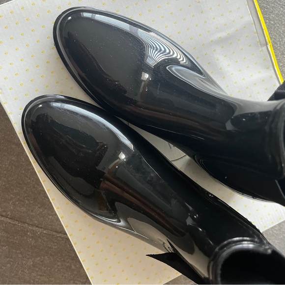 LEMON JELLY RAIN BOOTIES - HAILEY SIZE 8 black - Picture 2 of 7